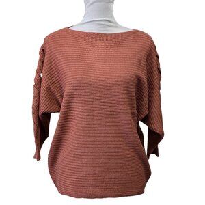 Love Maternity Women's Knit 3/4 Sleeve Sweater Shirt Top Size Medium NWT